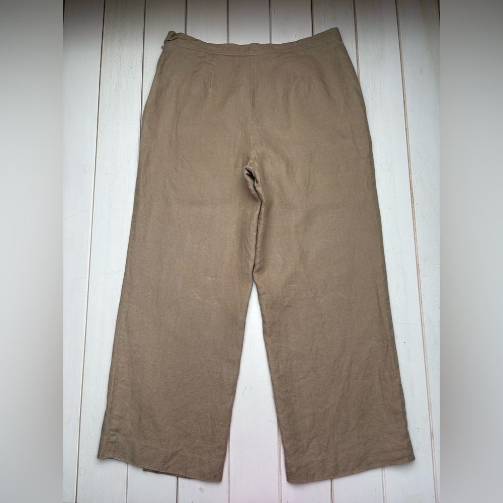 High Rise Irish Linen Pants - Picture 8 of 11